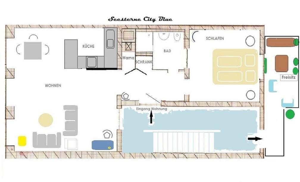 Seesterne City Apartman Konstanz Kültér fotó